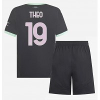 Camiseta AC Milan Theo Hernandez #19 Tercera Equipación Replica 2024-25 para niños mangas cortas (+ Pantalones cortos)